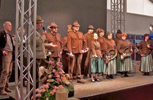Greife der Jägervereinigung Rosenheim auf der Messe